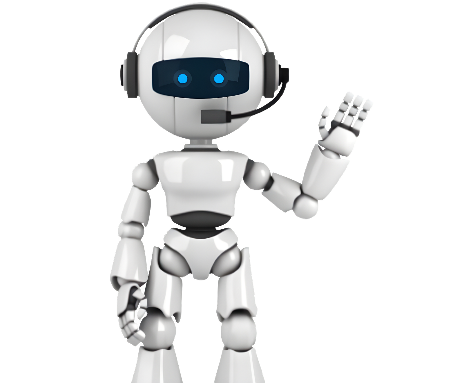 AI assistant robot illustration