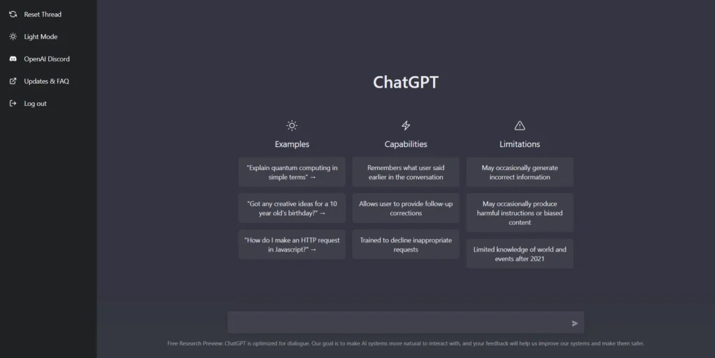 ChatGPT AI text generator image