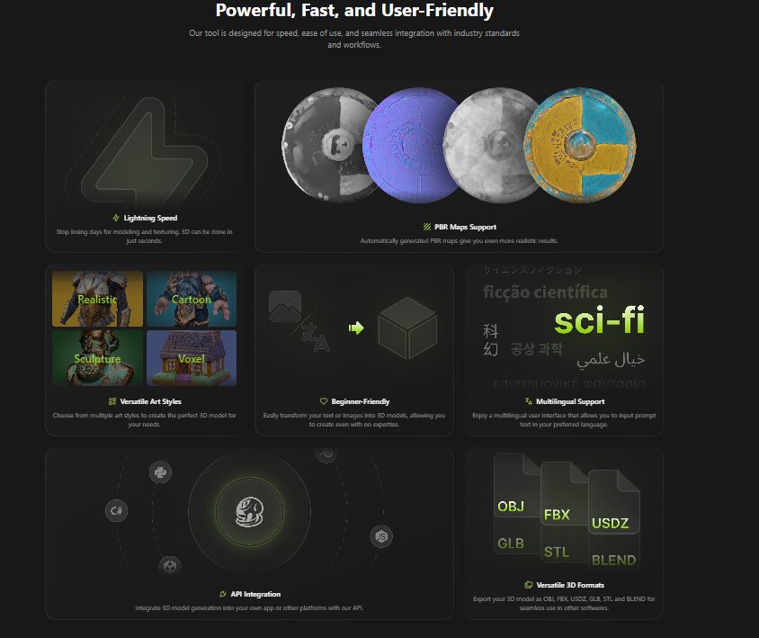 Meshy 3D AI Generator