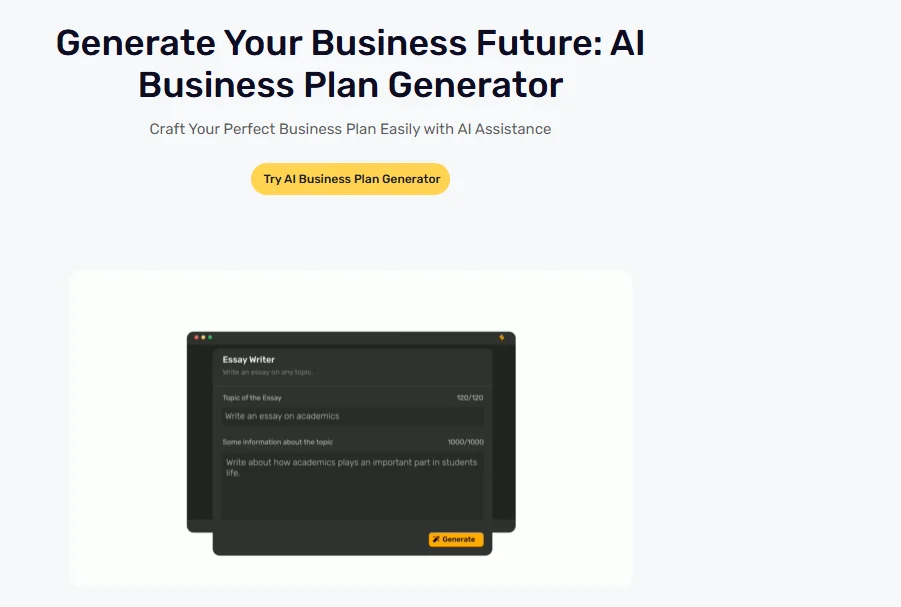 Simplified Business Planning
