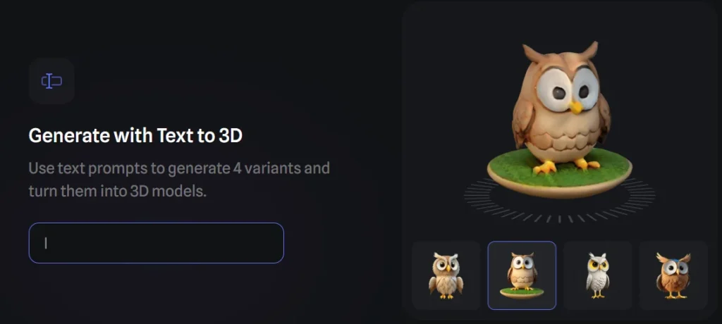 Spline AI 3D Generator