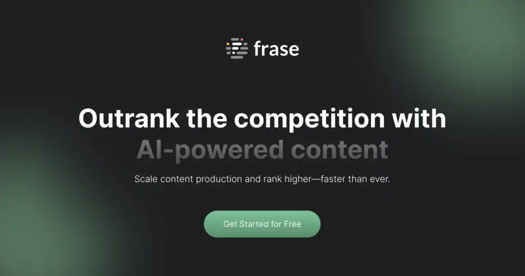 8 Best AI Blog Writer Tools for Human Like Content frase image 1