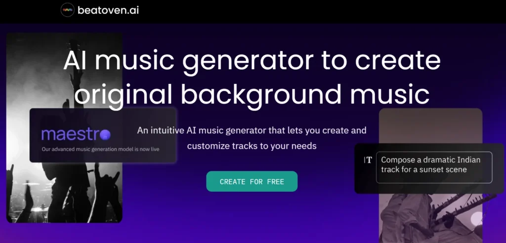 Beatoven.ai - AI Music Generator Tools