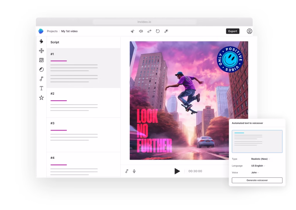 InVideo - AI video generator tools