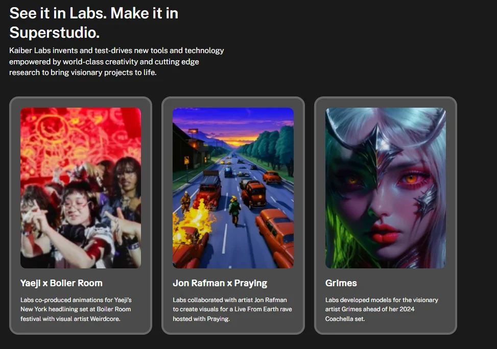 Kaiber - Best AI Animation Generator Tools