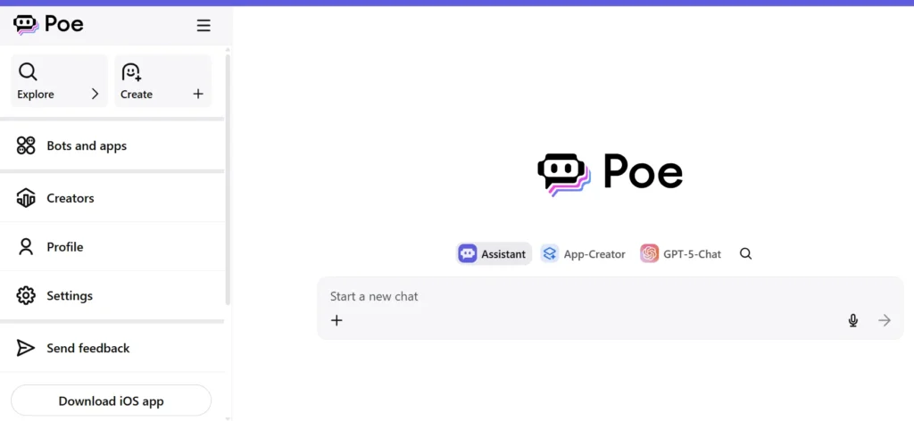 Poe by Quora Chatbot