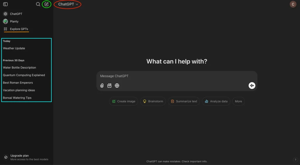 chatgpt AI chatbots