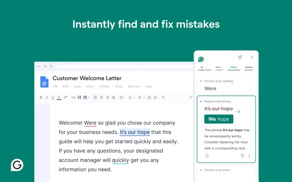Grammarly - AI Grammar Checker Tools