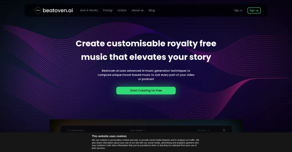Beatoven melody generator
