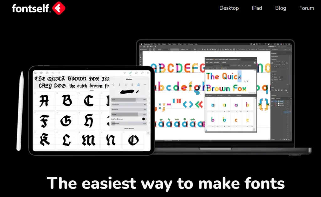 Fontself AI Font Generator