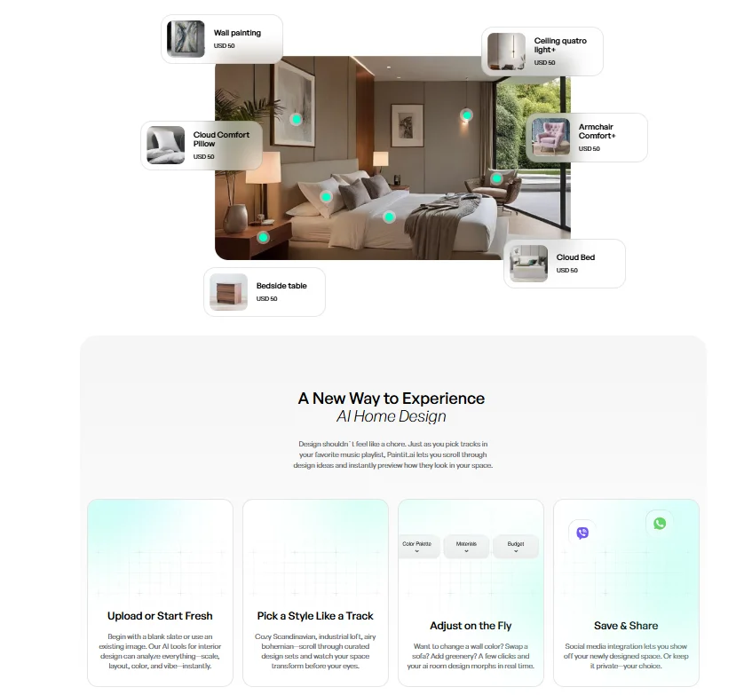 Paintit.ai interior design