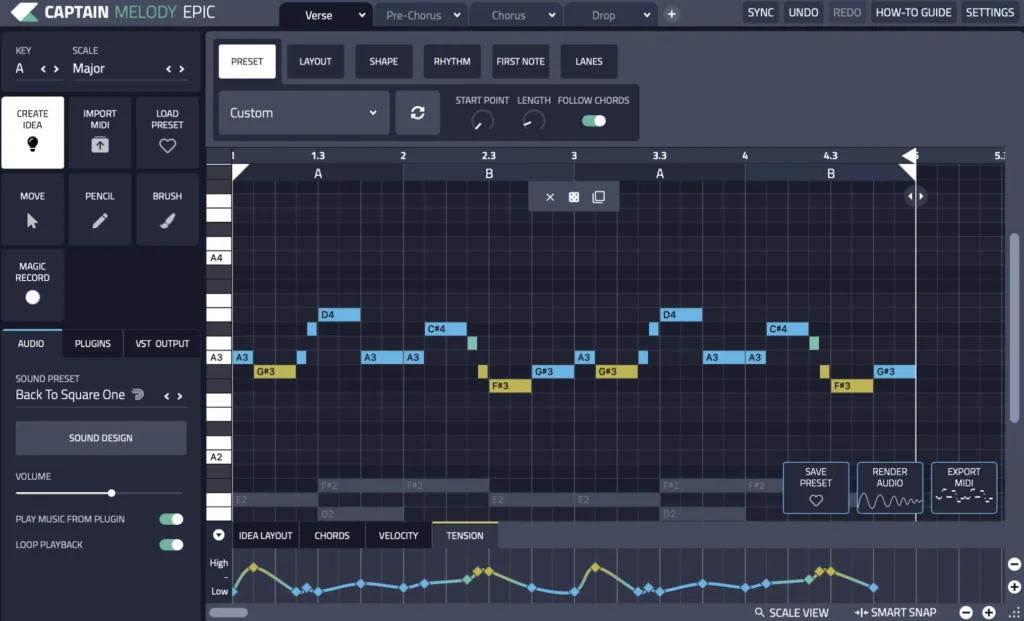 melody studio melody generator