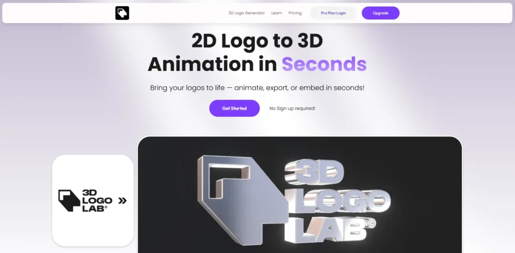 3d | logo animation maker