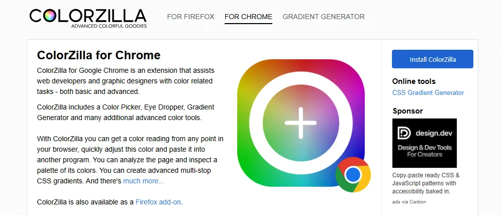 COlor zilla | Color picker