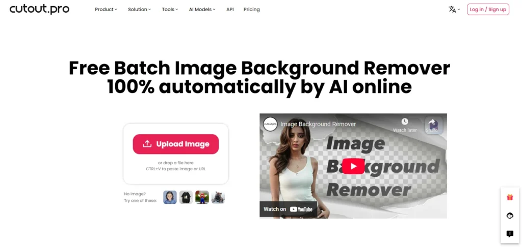 Cutout.pro | AI Background Erasers Online Tools