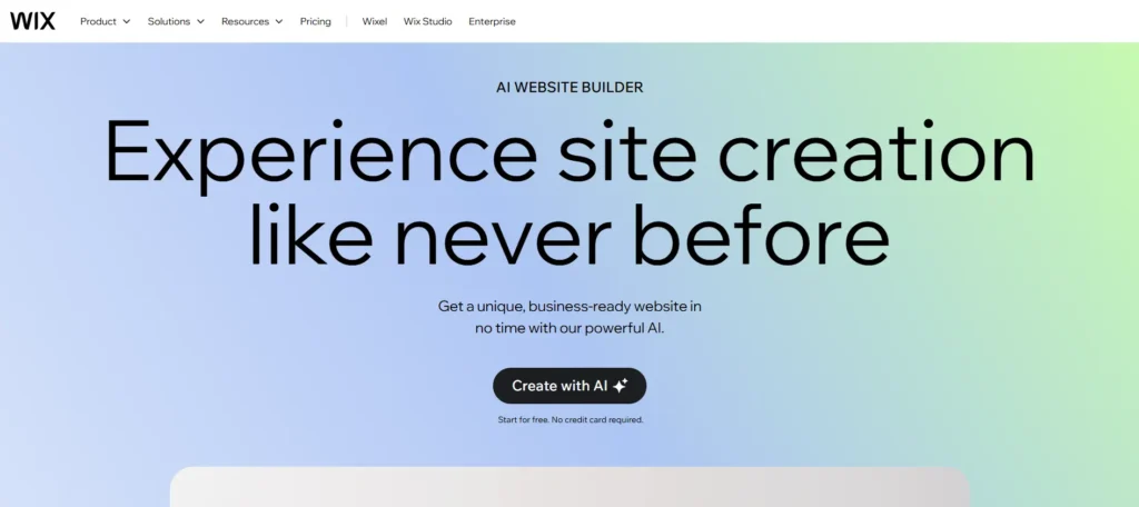 wix | AI Website Builders