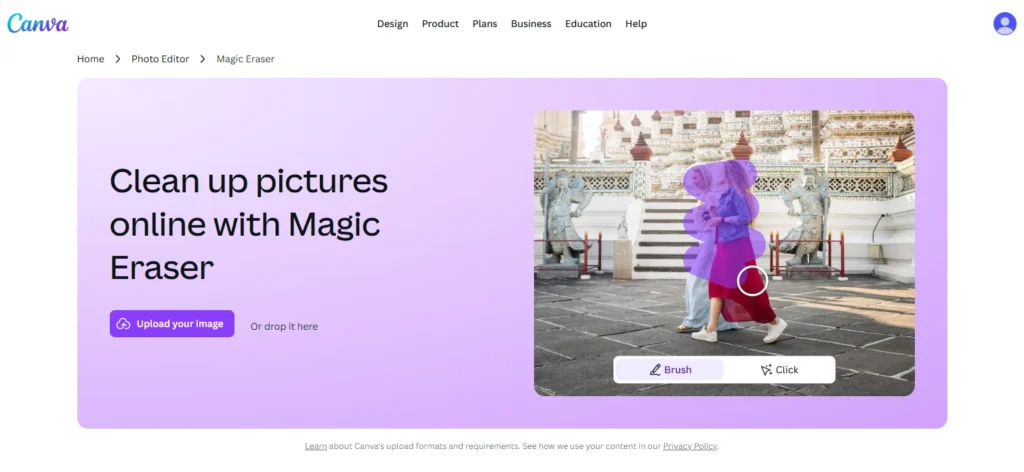 Canva magic | Object removal