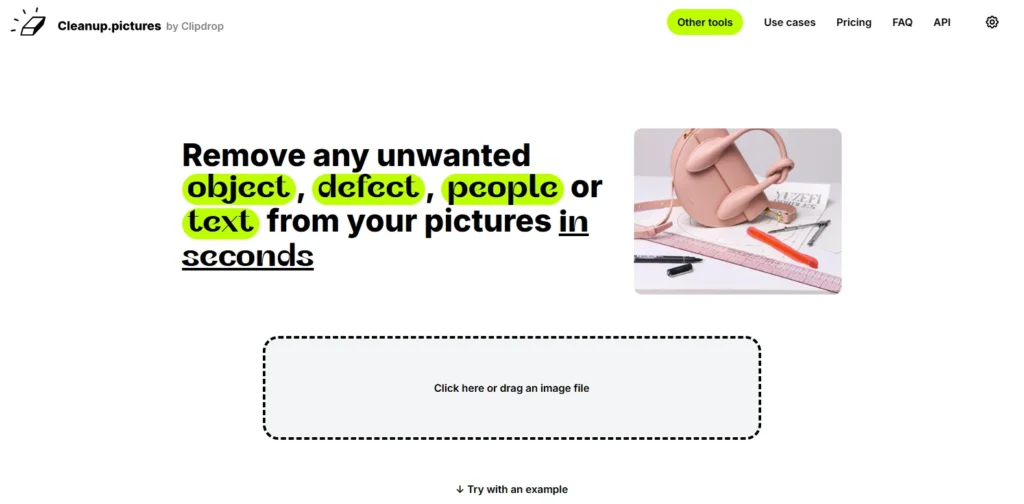Cleanup pictures | Object removal