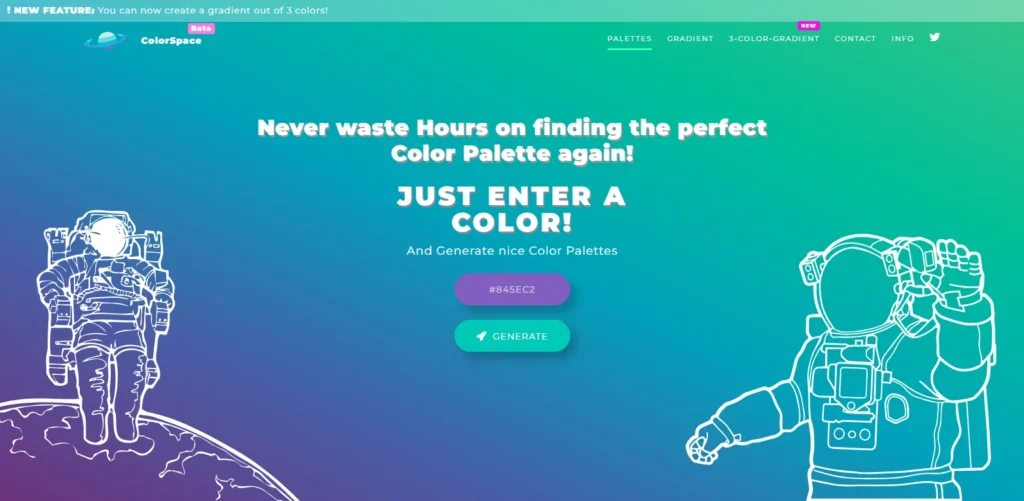Color space - Color Palette Generators