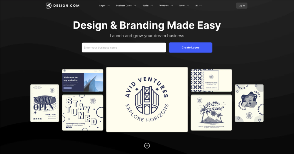 design.com - El mejor generador de logotipos