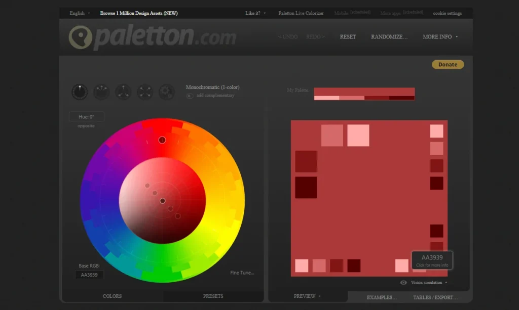 Paletton | Color scheme maker