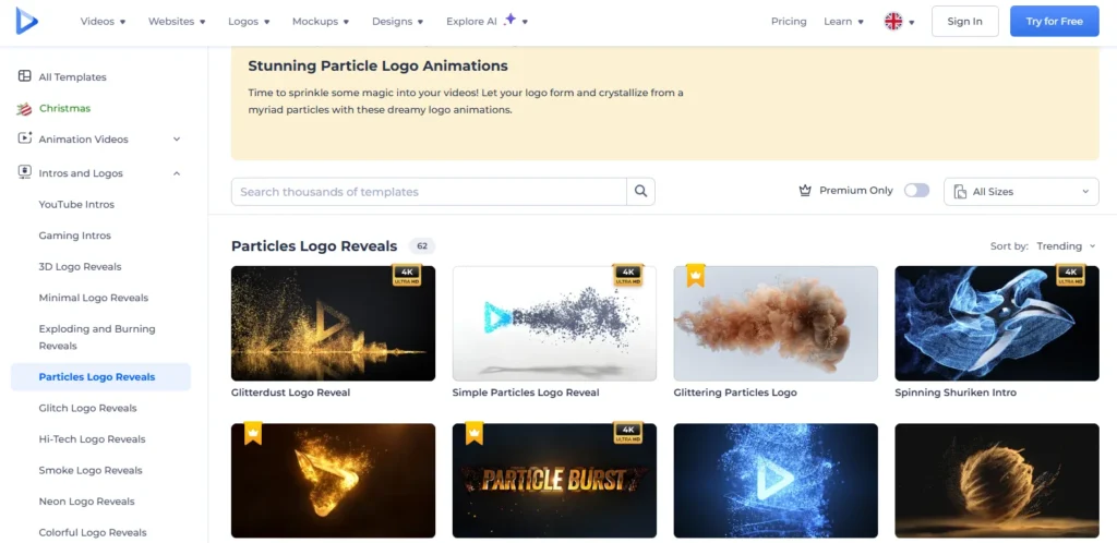 render forest | logo animation maker