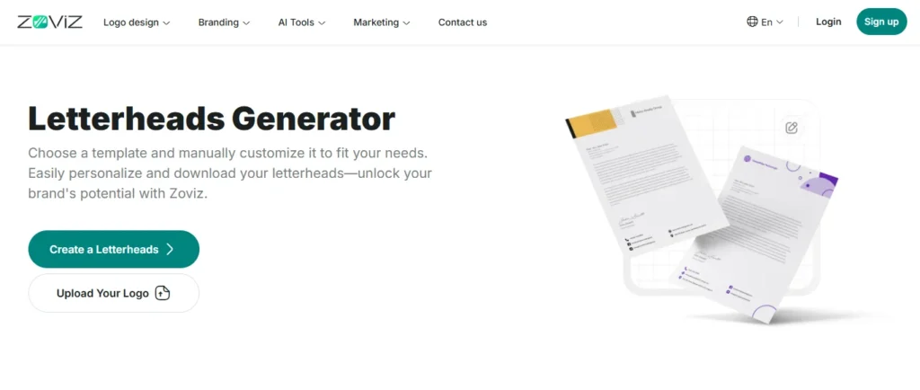 Zoviz - Los mejores generadores de membretes con IA