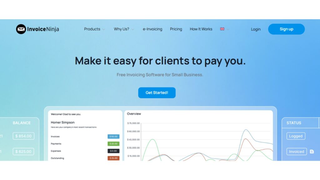Invoice Ninja - AI Invoice Tools