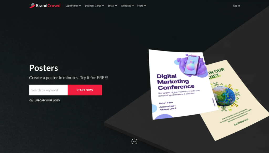 BrandCrowd AI Poster Maker