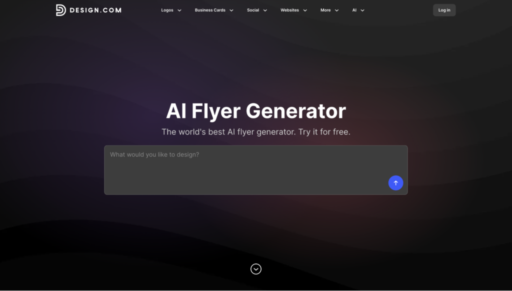 Design.com AI Flyer Generator