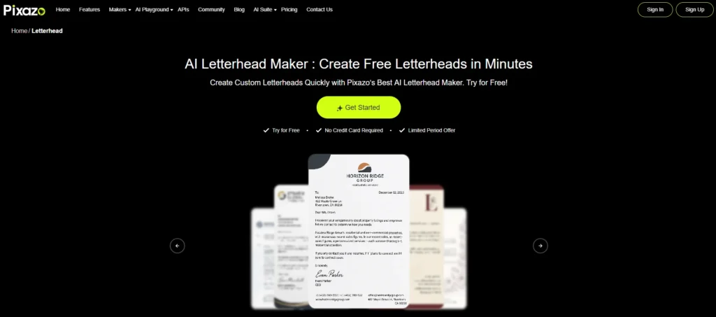 Pixazo - Los mejores generadores de membretes con IA