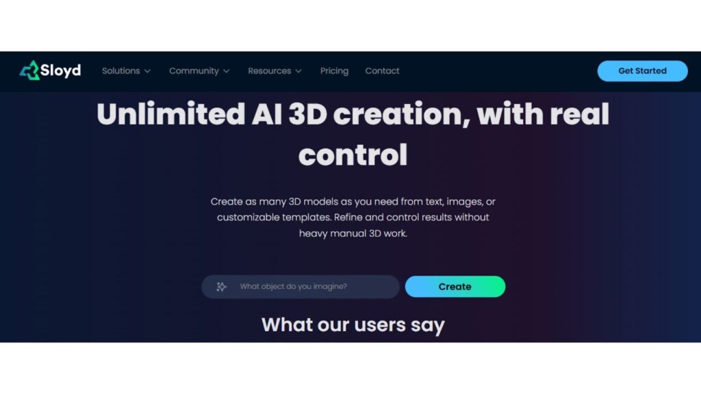 Sloyd - AI 3D Modeling Assistant Tools
