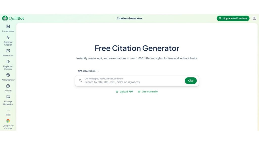 quillbot - AI Citation Generators