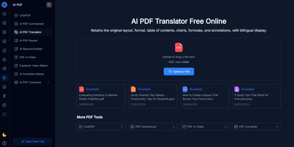 NoteGPT - AI PDF Translators