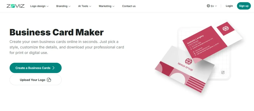 Zoviz | 名片制作
