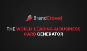 BrandCrowd AI Business Card Generator