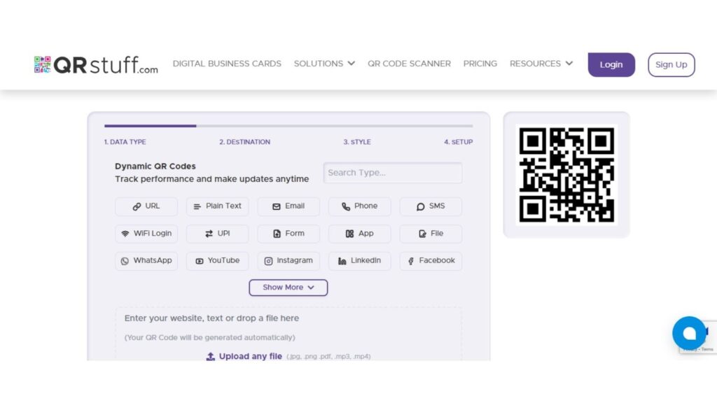 QRStuff - AI QR Code Generators