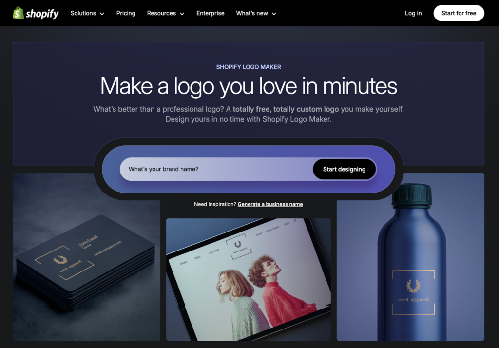 shopify - logo maker