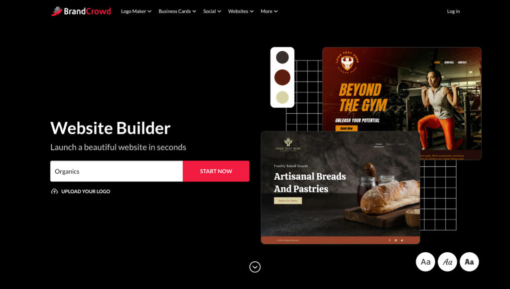 brandcrowd - Website Builder 
