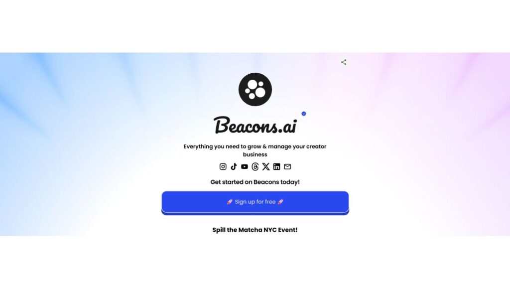 Beacons - Link in Bio Tools