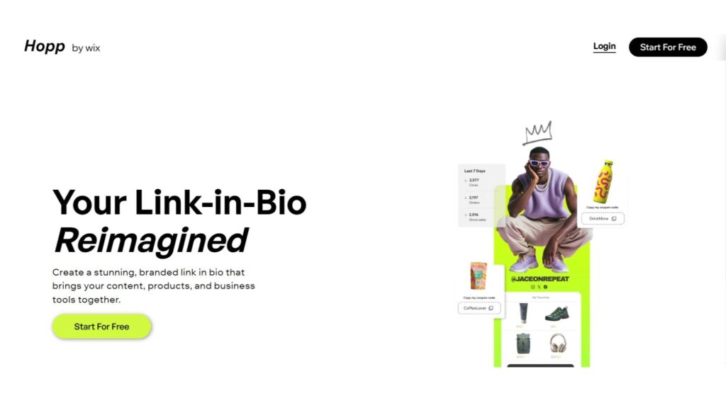 Hopp - Link in Bio Tools