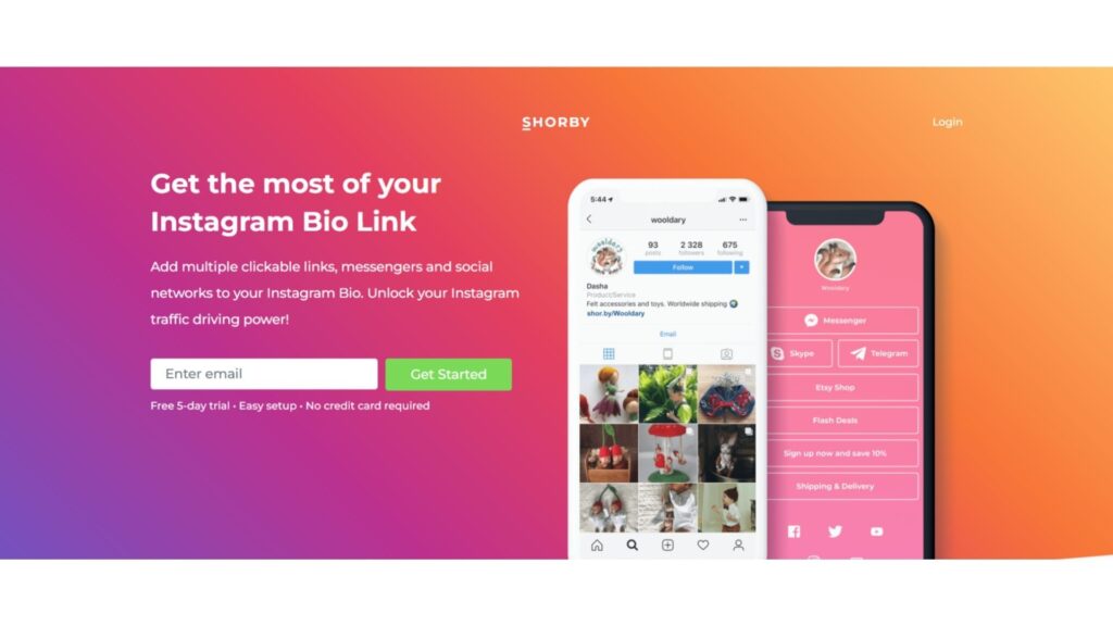 Shorby - Link in Bio Tools