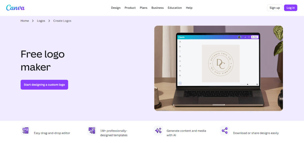 canva - free logo maker