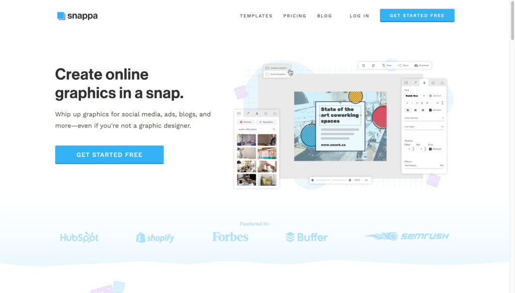 Snappa - Best for quick social graphics