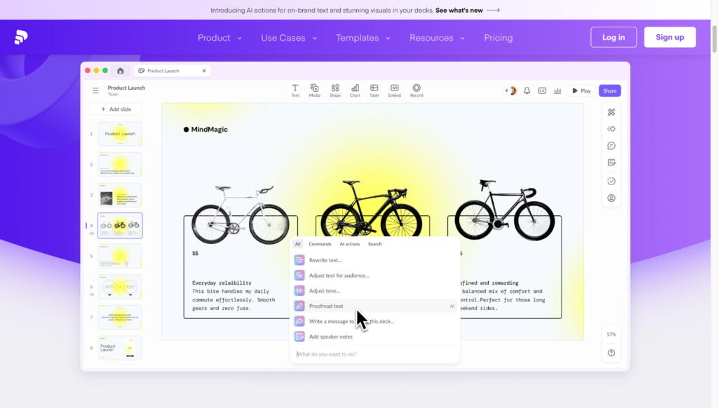 pitch - presentations maker