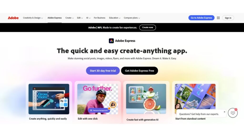 adobe - AI Social Media Tools