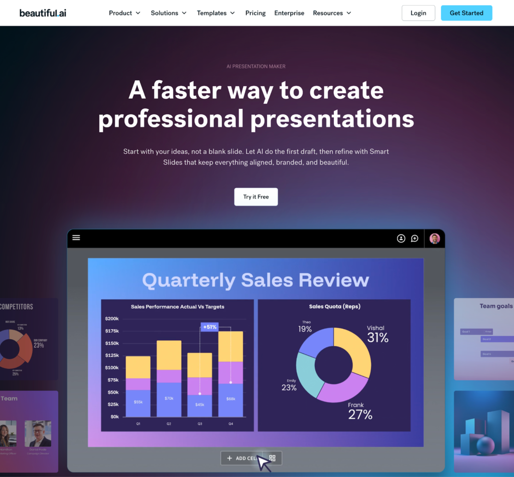 beautiful.ai - Presentation maker